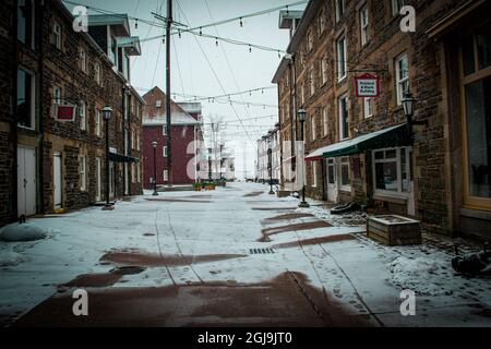 Halifax Waterfront Buildings (Historic Properties), Privateers' Wharf Stockfoto