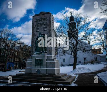 St. Paul’s Anglican Church National Historic Site of Canada Stockfoto