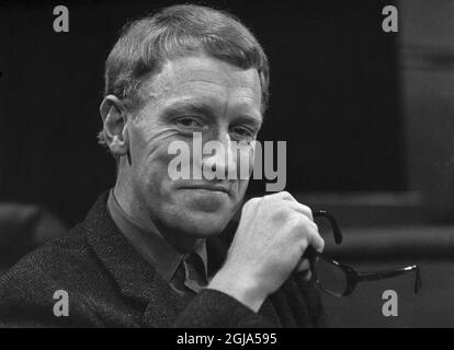 STOCKHOLM 19720415 Max von Sydow. Schwedisch-französischer Schauspieler Max von Sydow. Foto: Svenskt Pressfoto / TT / Kod: 20360 Stockfoto