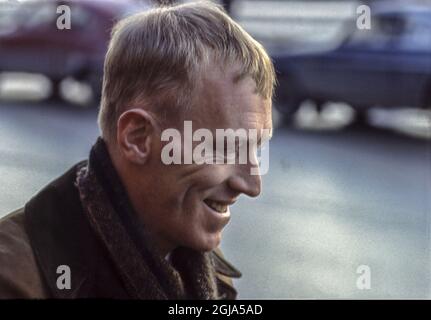 STOCKHOLM 19700905 Max von Sydow 1965. Schwedisch-französischer Schauspieler Max von Sydow 1965. Foto: Pressens Bild / TT Kod: 190 Stockfoto