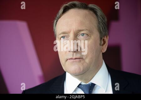 STOCKHOLM 2016-11-24 Neil Dudgeon wird während seines Besuchs in Stockholm, Schweden, am 24. November 2016 gesehen. Neil Dudgeon ist Hauptinspekteur John Barnaby in der Fernsehserie Â Midsomer MurdersÂ, die ihr 20-jähriges Bestehen feiert. Foto: Henrik Montgomery / TT / kod 10060 Stockfoto