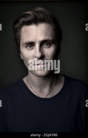 Sverrir Gudnason, schwedischer Schauspieler isländischer Herkunft Foto Eva Tedesjo / DN / TT / Kod 3504 Stockfoto