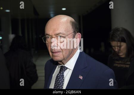 WASHINGTON 20180307 Wilbur Ross, United States Secretary of Commerce Foto Henrik Montgomery / TT kod 10060 Stockfoto