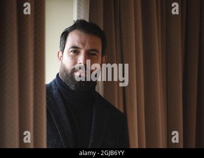 STOCKHOLM 20171127 Tom Cullen, Schauspieler in der HBO-Serie 'Knightfall'. Foto: Fredrik Sandberg / TT / kod 10080 Stockfoto