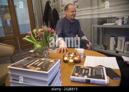 STOCKHOLM 20180206 ***DATEI *** Philippe Sands, britischer Rechtsanwalt und Autor. Foto Hossein Salmanzadeh / TT kod 11860 Stockfoto