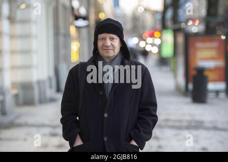 STOCKHOLM 20180206 ***DATEI *** Philippe Sands, britischer Rechtsanwalt und Autor. Foto Hossein Salmanzadeh / TT kod 11860 Stockfoto