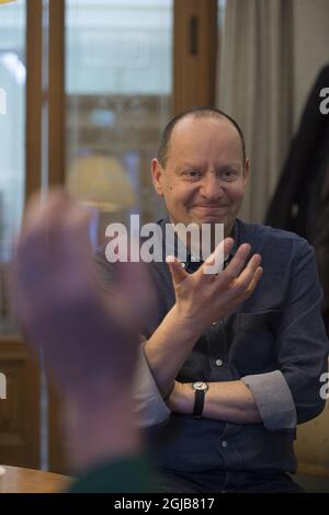 STOCKHOLM 20180206 ***DATEI *** Philippe Sands, britischer Rechtsanwalt und Autor. Foto Hossein Salmanzadeh / TT kod 11860 Stockfoto