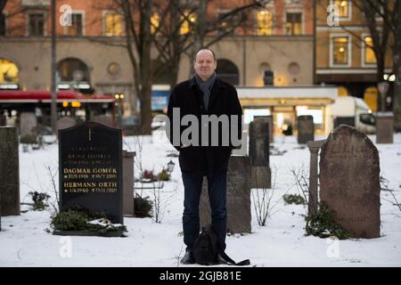 STOCKHOLM 20180206 ***DATEI *** Philippe Sands, britischer Rechtsanwalt und Autor. Foto Hossein Salmanzadeh / TT kod 11860 Stockfoto