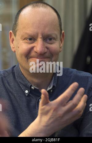 STOCKHOLM 20180206 ***DATEI *** Philippe Sands, britischer Rechtsanwalt und Autor. Foto Hossein Salmanzadeh / TT kod 11860 Stockfoto