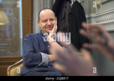 STOCKHOLM 20180206 ***DATEI *** Philippe Sands, britischer Rechtsanwalt und Autor. Foto Hossein Salmanzadeh / TT kod 11860 Stockfoto