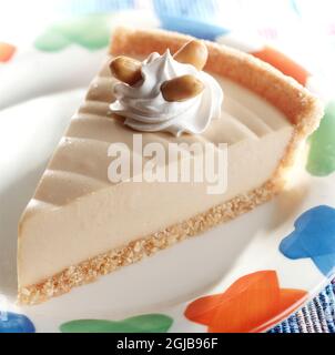 Erdnussbutterkuchen Stockfoto