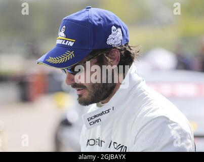 RING KNUTSTORP 2018-05-05 Prinz Carl Philip in seinem Lotus Evora GT4 während des schwedischen GT-Autorennens in Ring Knutstorp Schweden am Samstag, den 6. Mai 2018. Foto: Andreas Hillergren / TT / kod 10600 Stockfoto