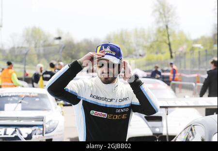 RING KNUTSTORP 2018-05-05 Prinz Carl Philip in seinem Lotus Evora GT4 während des schwedischen GT-Autorennens in Ring Knutstorp Schweden am Samstag, den 6. Mai 2018. Foto: Andreas Hillergren / TT / kod 10600 Stockfoto