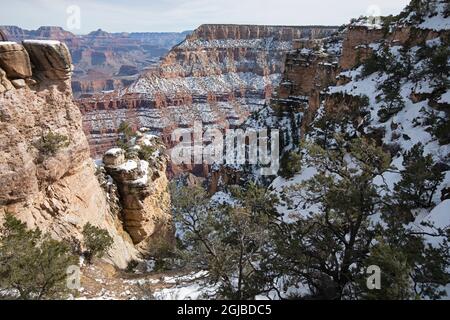 Mather Point, Grand Canyon National Park, Arizona, USA Stockfoto