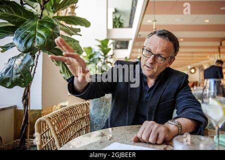 Michael Mosley, britischer Arzt und Wissenschaftsjournalist Foto: Anna-Karin Nilsson / EXP / TT / kod 7141 Stockfoto