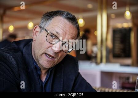 Michael Mosley, britischer Arzt und Wissenschaftsjournalist Foto: Anna-Karin Nilsson / EXP / TT / kod 7141 Stockfoto