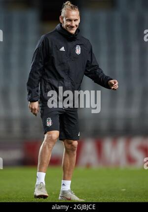 Besiktas Domagoj Vida nimmt an einer Trainingseinheit im Malmo Stadion, Malmö, Schweden, Teil, 03. Oktober 2018. Besiktas wird am 04. Oktober in Malmö beim Spiel der UEFA Europa League Malmo FF spielen. Foto: Andreas Hillergren / TT / kod 10600 Stockfoto