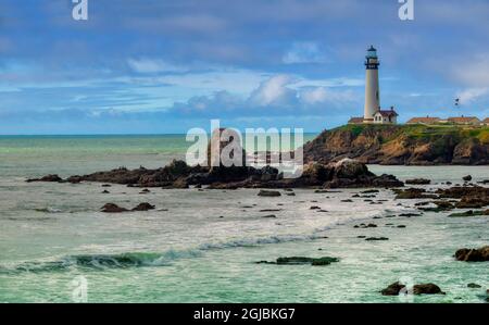 Pigeon Point Lighthouse, Big Sur, Kalifornien, USA Stockfoto