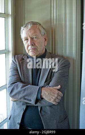 STOCKHOLM 20110526 DATEI FOTO der israelische Schriftsteller Amos Oz wurde am 26. Mai 2011 in Stockholm, Schweden, fotografiert. Der israelische Autor Amos Oz ist im Alter von 79 Jahren gestorben. Foto: Leif R Jansson / SCANPIX / kod 10020 Stockfoto