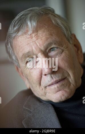 STOCKHOLM 20110526 DATEI FOTO der israelische Schriftsteller Amos Oz wurde am 26. Mai 2011 in Stockholm, Schweden, fotografiert. Der israelische Autor Amos Oz ist im Alter von 79 Jahren gestorben. Foto: Leif R Jansson / SCANPIX / kod 10020 Stockfoto