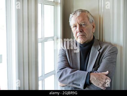 STOCKHOLM 20110526 DATEI FOTO der israelische Schriftsteller Amos Oz wurde am 26. Mai 2011 in Stockholm, Schweden, fotografiert. Der israelische Autor Amos Oz ist im Alter von 79 Jahren gestorben. Foto: Leif R Jansson / SCANPIX / kod 10020 Stockfoto