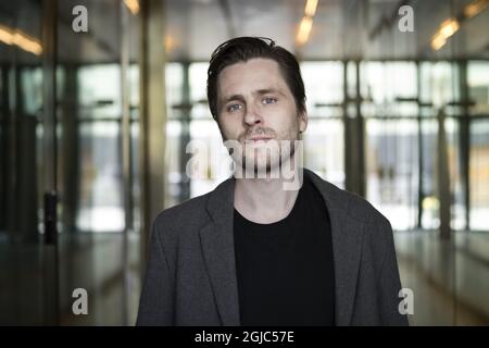 Sverrir Gudnason, schwedischer Schauspieler isländischer Herkunft, Stockholm, 2019-05-02 (c) PALMQVIST MICKAN / Aftonbladet / IBL * * * EXPRESSEN OUT * * * AFTONBLADET / 85789 Stockfoto