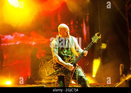 Sweden Rock Festival 2019. Kerry King, Slayer 2019-06-07 (c) NILSSON RICKARD / Aftonbladet / TT * * * EXPRESSEN AUS * * * AFTONBLADET / 85703 Stockfoto