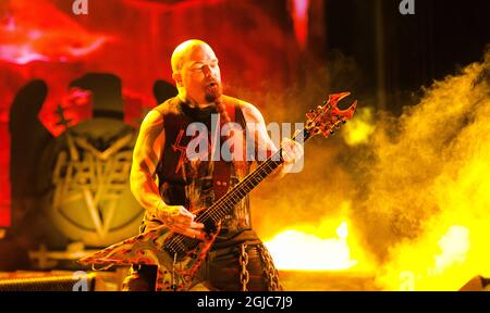 Sweden Rock Festival 2019. Kerry King, Slayer 2019-06-07 (c) NILSSON RICKARD / Aftonbladet / TT * * * EXPRESSEN AUS * * * AFTONBLADET / 85703 Stockfoto