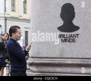 Martin Lorentzon, schwedischer Unternehmer und Mitbegründer von Tradedoubler und Spotify bei der Ankunft in Brilliant Minds, Grand Hotel, Stockholm 2019-06-13 (c) Johan Jeppsson / TT Kod 2551 Stockfoto