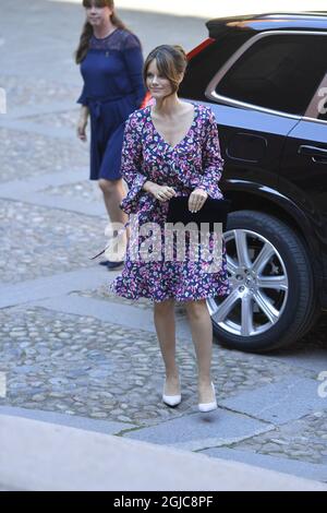 STOCKHOLM 20190614 Prinzessin Sofia nimmt an der Abschlussfeier der Sophiahemmet im Stockholmer Rathaus Teil. Foto: Karin Tornblom / TT / kod 2377 *** BETALBILD *** Stockfoto