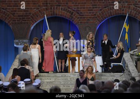 STOCKHOLM 20190614 Prinzessin Sofia nimmt an der Abschlussfeier der Sophiahemmet im Stockholmer Rathaus Teil. Foto: Karin Tornblom / TT / kod 2377 *** BETALBILD *** Stockfoto