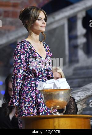 STOCKHOLM 20190614 Prinzessin Sofia nimmt an der Abschlussfeier der Sophiahemmet im Stockholmer Rathaus Teil. Foto: Karin Tornblom / TT / kod 2377 *** BETALBILD *** Stockfoto