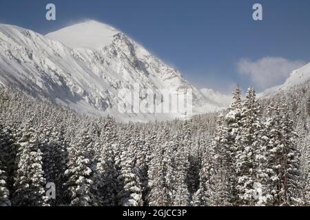 USA, Colorado, 10 Mile Range. Quandary Peak nach Winterschnee. Kredit wie: Don Grall / Jaynes Gallery / DanitaDelimont.com Stockfoto