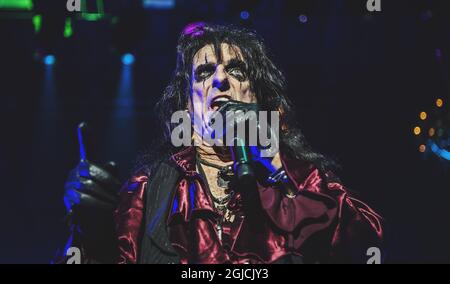 Alice Cooper in concert, Hovet, Stockholm, 2019-09-27 (c) BYRMO CAROLINA / Aftonbladet / TT * * * EXPRESSEN OUT * * AFTONBLADET / 85440 Stockfoto