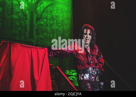 Alice Cooper in concert, Hovet, Stockholm, 2019-09-27 (c) BYRMO CAROLINA / Aftonbladet / TT * * * EXPRESSEN OUT * * AFTONBLADET / 85440 Stockfoto