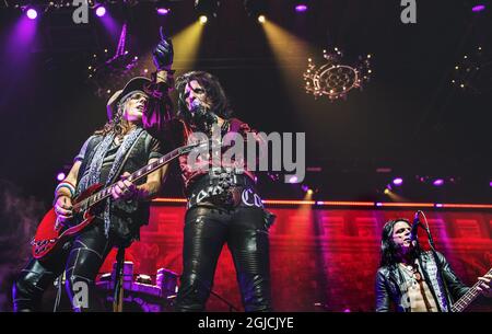 Alice Cooper und Ryan Roxie Alice Cooper in concert, Hovet, Stockholm, 2019-09-27 (c) BYRMO CAROLINA / Aftonbladet / TT * * * EXPRESSEN OUT * * AFTONBLADET / 85440 Stockfoto