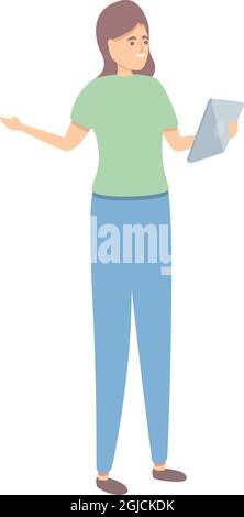 Zeichentrickvektor für Auftragssymbol prüfen. Online-Shop. Digitale App Stock Vektor