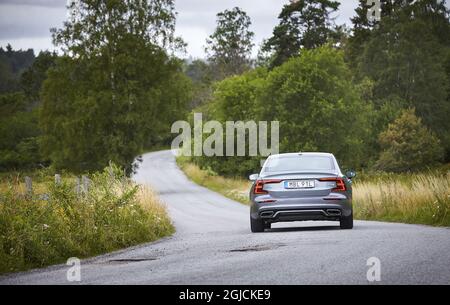 Volvo S60 T5 Straßenfahrzeuge Verkehrskommunikation Verkehr Foto: Fredrik Persson / TT / Kod 1081 Stockfoto