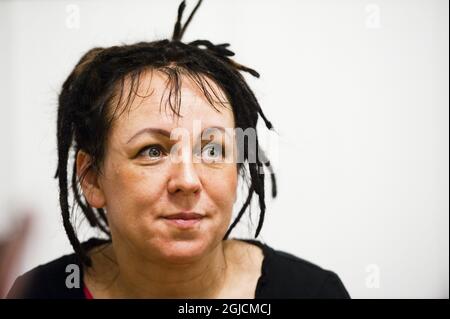 STOCKHOLM 20111027 Datei die polnische Schriftstellerin Olga Tokarczuk erhält den Nobelpreis für Literatur 2018. Foto: Leif R Jansson / SCANPIX / kod 10020 Stockfoto