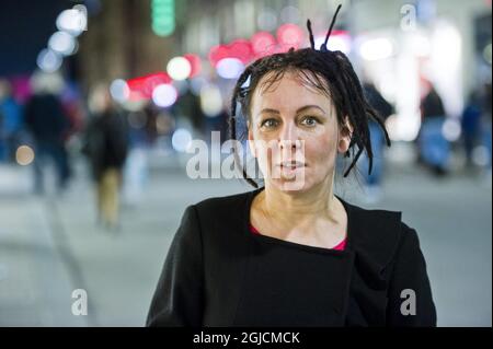 STOCKHOLM 20111027 Datei die polnische Schriftstellerin Olga Tokarczuk erhält den Nobelpreis für Literatur 2018. Foto: Leif R Jansson / SCANPIX / kod 10020 Stockfoto