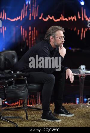 Peter 'Foppa' Forsberg 'Skavlan' TV-Show, Stockholm, Schweden, 2019-12-04 (c) Karin TÃ¶rnblom / TT Kod 2377 Stockfoto