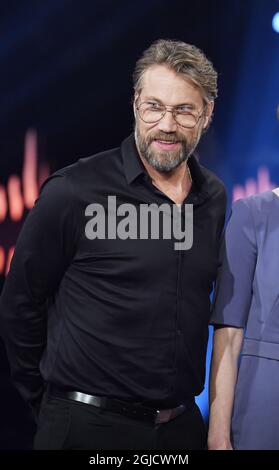 Peter 'Foppa' Forsberg 'Skavlan' TV-Show, Stockholm, Schweden, 2019-12-04 (c) Karin TÃ¶rnblom / TT Kod 2377 Stockfoto