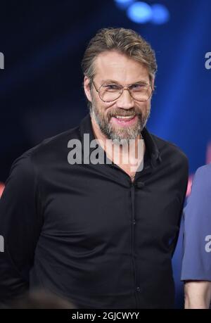 Peter 'Foppa' Forsberg 'Skavlan' TV-Show, Stockholm, Schweden, 2019-12-04 (c) Karin TÃ¶rnblom / TT Kod 2377 Stockfoto