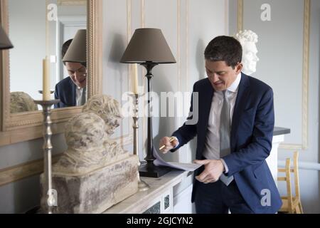 David Miliband während seines Aufenthalts in Stockholm, Schweden, um den Menschenrechtspreis 2019 zu erhalten. David Wright Miliband PC ist Geschäftsführer des International Rescue Committee und Public Policy Analyst. Ein ehemaliger britischer Labour-Partei-Politiker, der Staatssekretär für auswärtige Angelegenheiten und Commonwealth-Angelegenheiten war Foto Henrik Montgomery / TT kod 10060 Stockfoto