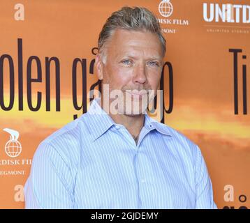 Der schwedische Schauspieler Mikael Persbrandt bei einem Fotoanruf für den Film 'tills solen gÃ¥r upp' (bis die Sonne aufgeht) 10. Juni 2020 (c) Karin TÃ¶rnblom / TT / kod 2377 Stockfoto