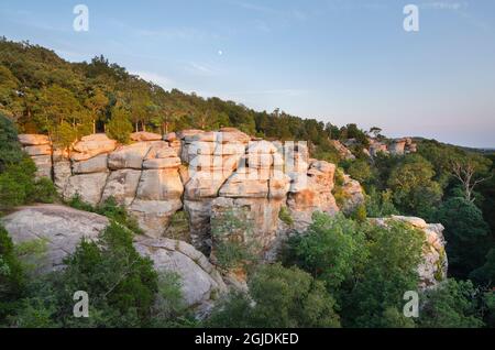 Garden of the Gods Recreation Area, Shawnee National Forest, Illinois. Stockfoto