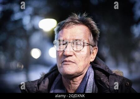 Der staatliche Epidemiologe anders Tegnell fotografiert in Stockholm, Schweden, 12. Januar 2021 Foto: Thomas Karlsson / DN / TT / Code 3523 Stockfoto