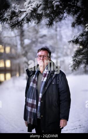 Der staatliche Epidemiologe anders Tegnell fotografiert in Stockholm, Schweden, 12. Januar 2021 Foto: Thomas Karlsson / DN / TT / Code 3523 Stockfoto