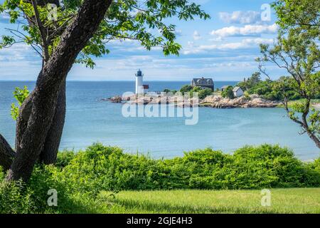 Annisquam Lighthouse, Gloucester, Massachusetts, USA. Stockfoto