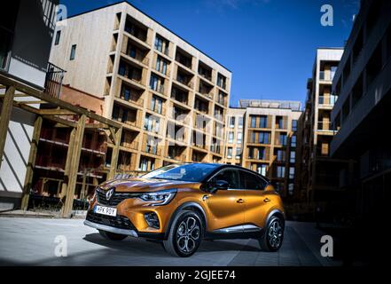 Renault Captur TCE 130 intens. Auto Foto: Pontus Lundahl / TT / Code 10050 Stockfoto